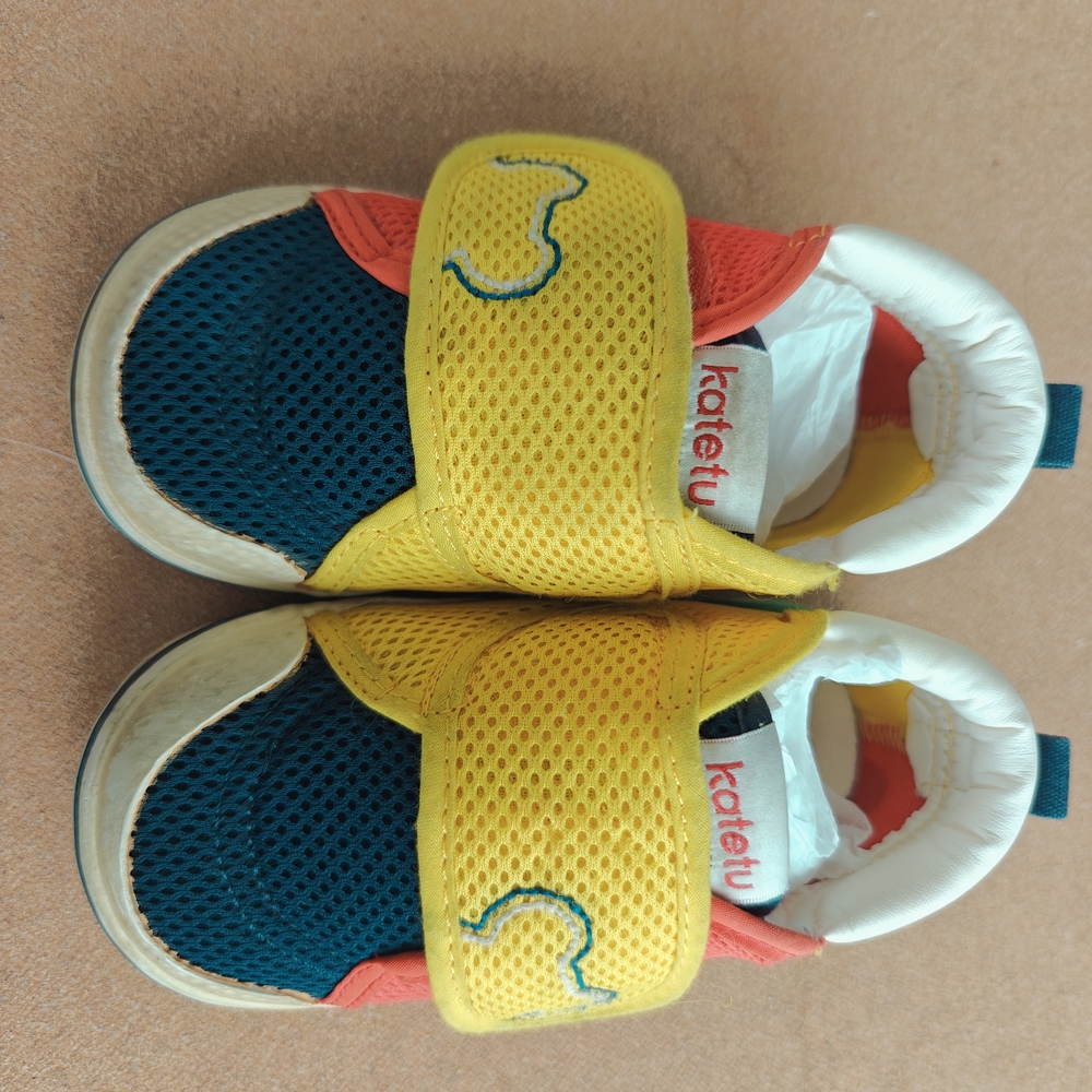 Kids Yellow and Blue Shoes